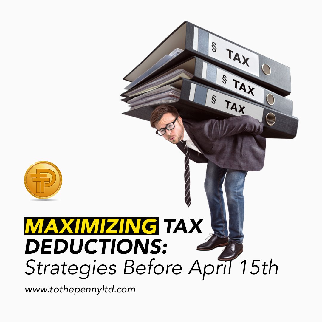 tothepennyltd's tweet image. We&apos;re here to help you make the most of your deductions.

Tick tock, the clock is ticking, get in touch today!

#TaxTime #MaximizeDeductions #TaxTips #FinanceSavvy #MoneyMatters #TaxSeason #FinancialFreedom #SmartMoney #WealthManagement #ToThePennyLtd
