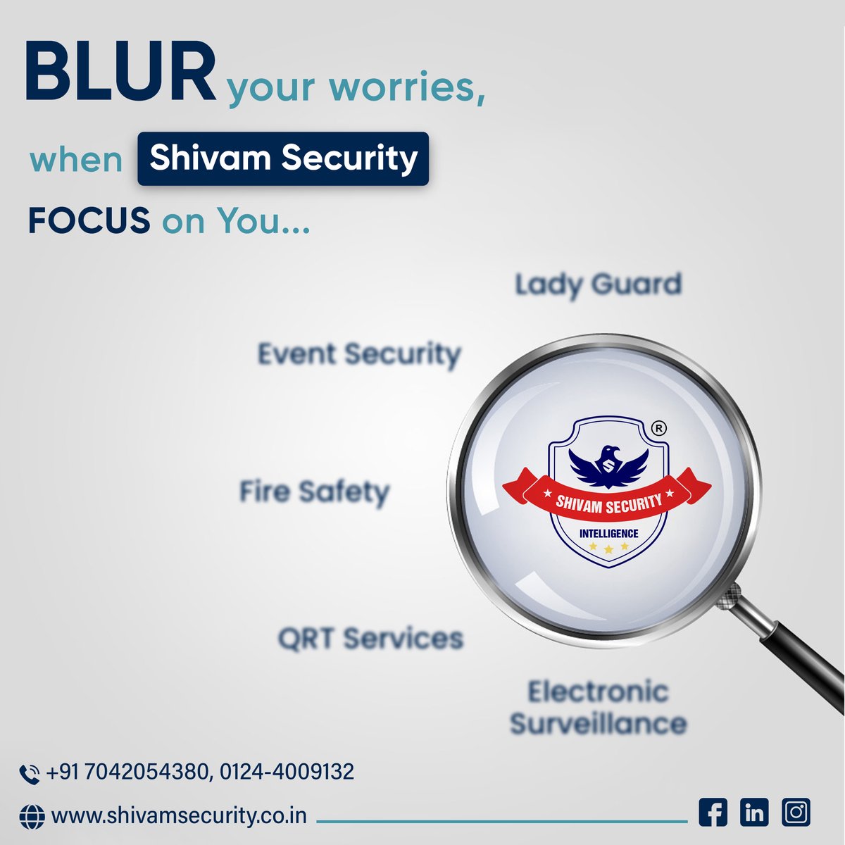 Turning #security into an experience. Every step is a vigilant quest to create a haven where everyone feels secure, protected, and free from uncertainty. 
Call +917042054380
Visit - shivamsecurity.co.in/security-servi…
#shivamsecurityservices #VigilantJourney #SecureHaven #SafetyExperience