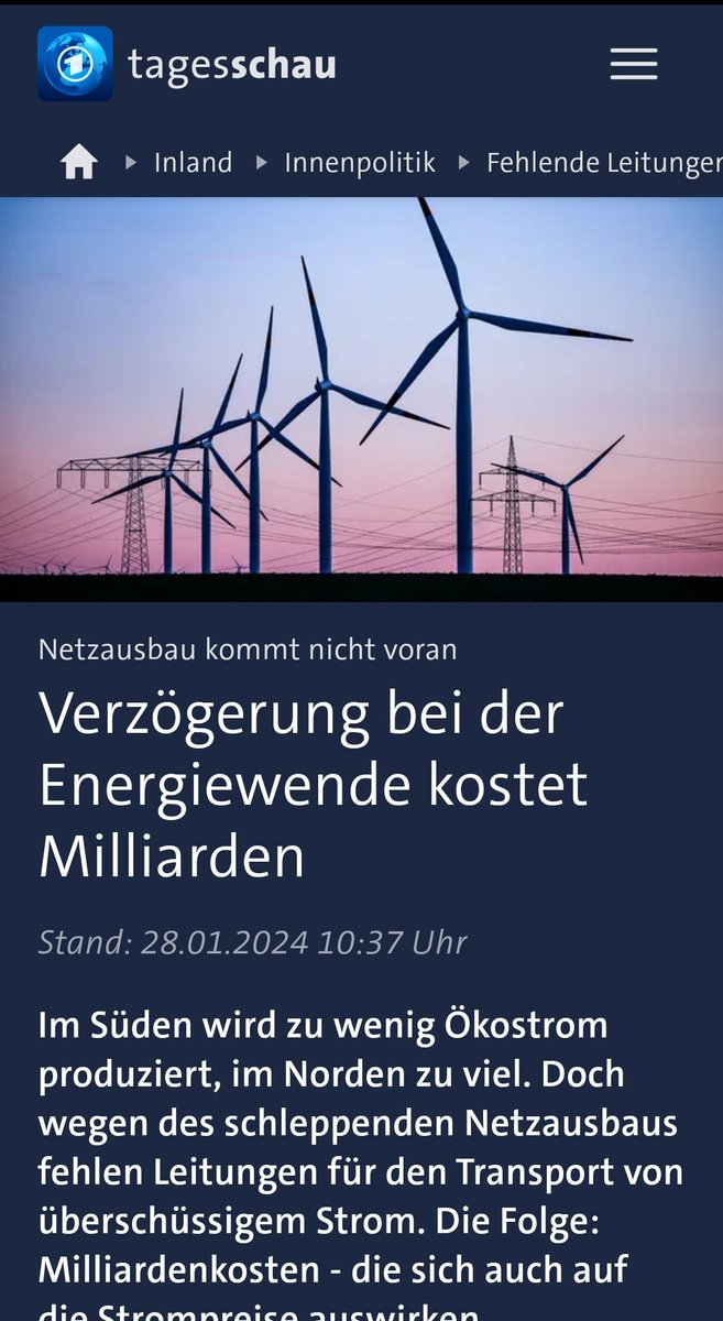 Seehofer, Söder und Aiwanger haben jahrzentelang den Ausbau Erneuerbarer und dringend benötigten Stromtrassen, die uns günstige Windenergie aus dem Norden liefern könnten, absichtlich verhindert.
Auch Energiespeicher wurden nicht gebaut.
CSU und FW deindustrialisieren Bayern!