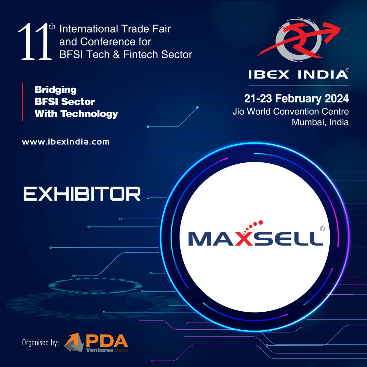 IBEXIndiaExpo's tweet image. “We are delighted to welcome Maxsell India as an Exhibitor
Get ready to meet them at Booth No- F 601 #IBEXIndia
#MaxsellIndia #CounterfeitDetection #CashCounting #BFSIInnovation #RBITechnology #ATMFitness #enterprisesolutions #ReliableMachines #financialtechnology