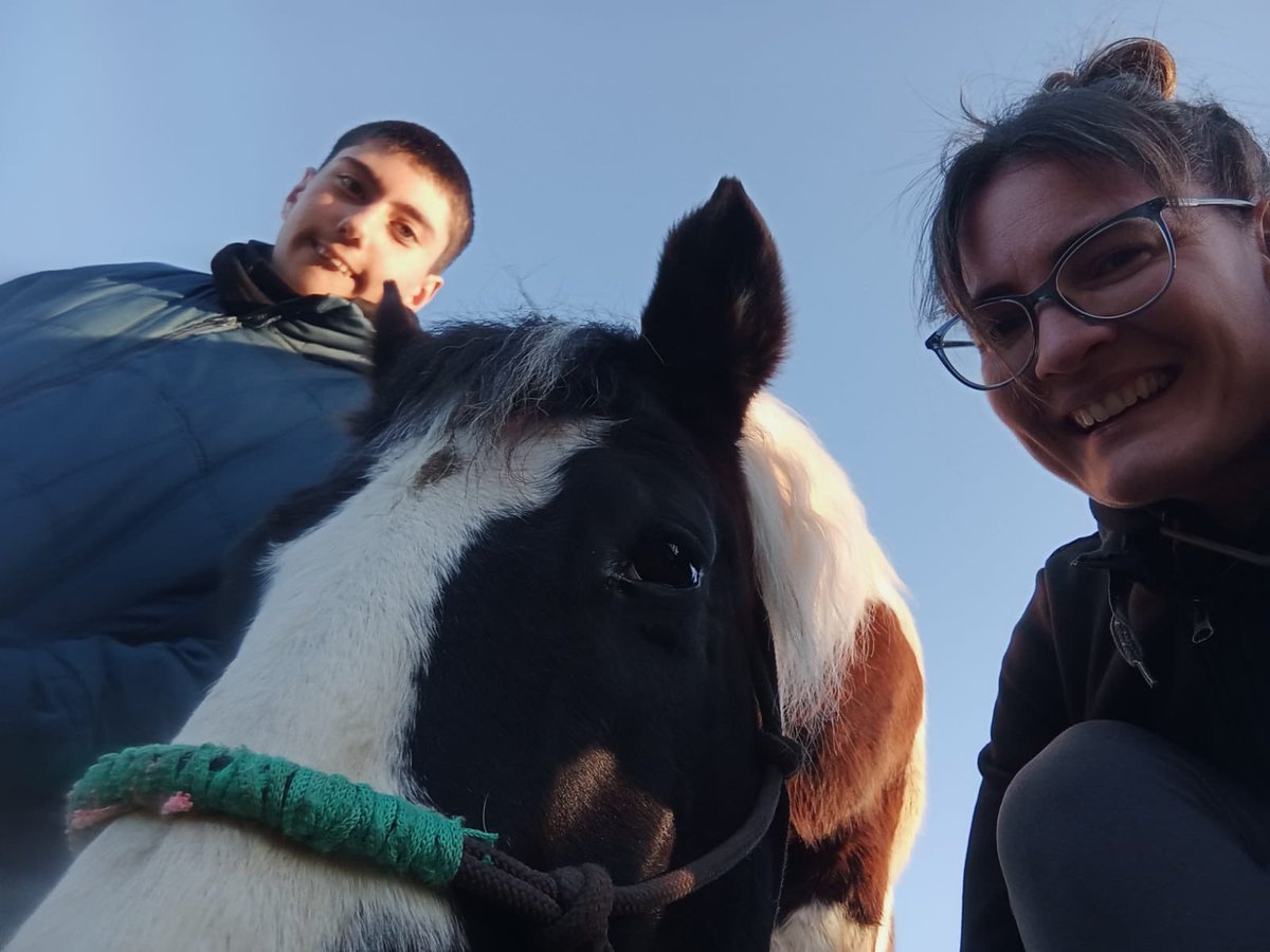 somtinac's tweet photo. Començant la setmana i acabant el mes de gener amb aquests selfies 😎😎😎
Peticions que es fan possible i ens deixen fotos com aquestes!

#Tinac #Cavalls #Selfies #Peticions #Vincle #Equip #Vínculo #Equipo #Team #Horses https://t.co/DtZvowCVVY
