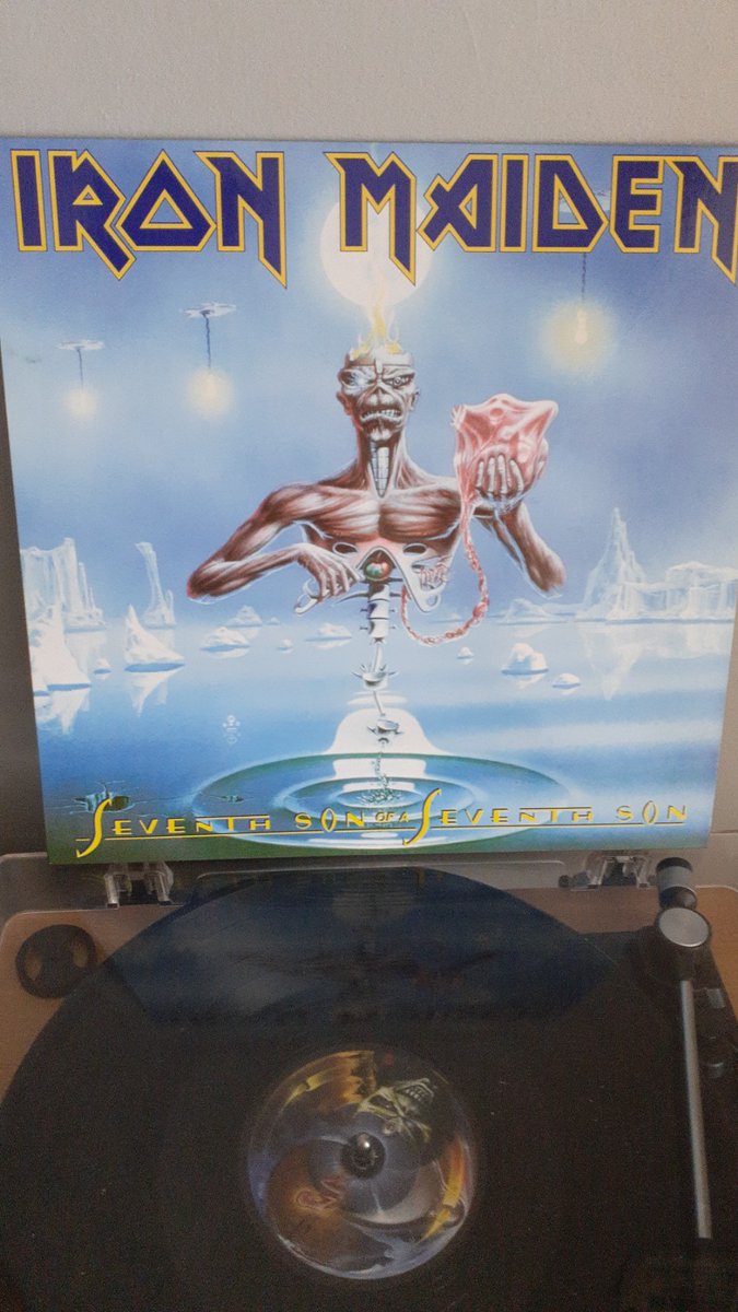 Starting the morning and week off with Seventh Son of A Seventh Son 🤟 my favourite Maiden album of all time, it holds a special place in my metal heart as it reminds me of the summer of 1990 when I discovered Maiden for the first time 🤟 #IronMaiden #SeventhSonofaSeventhSon