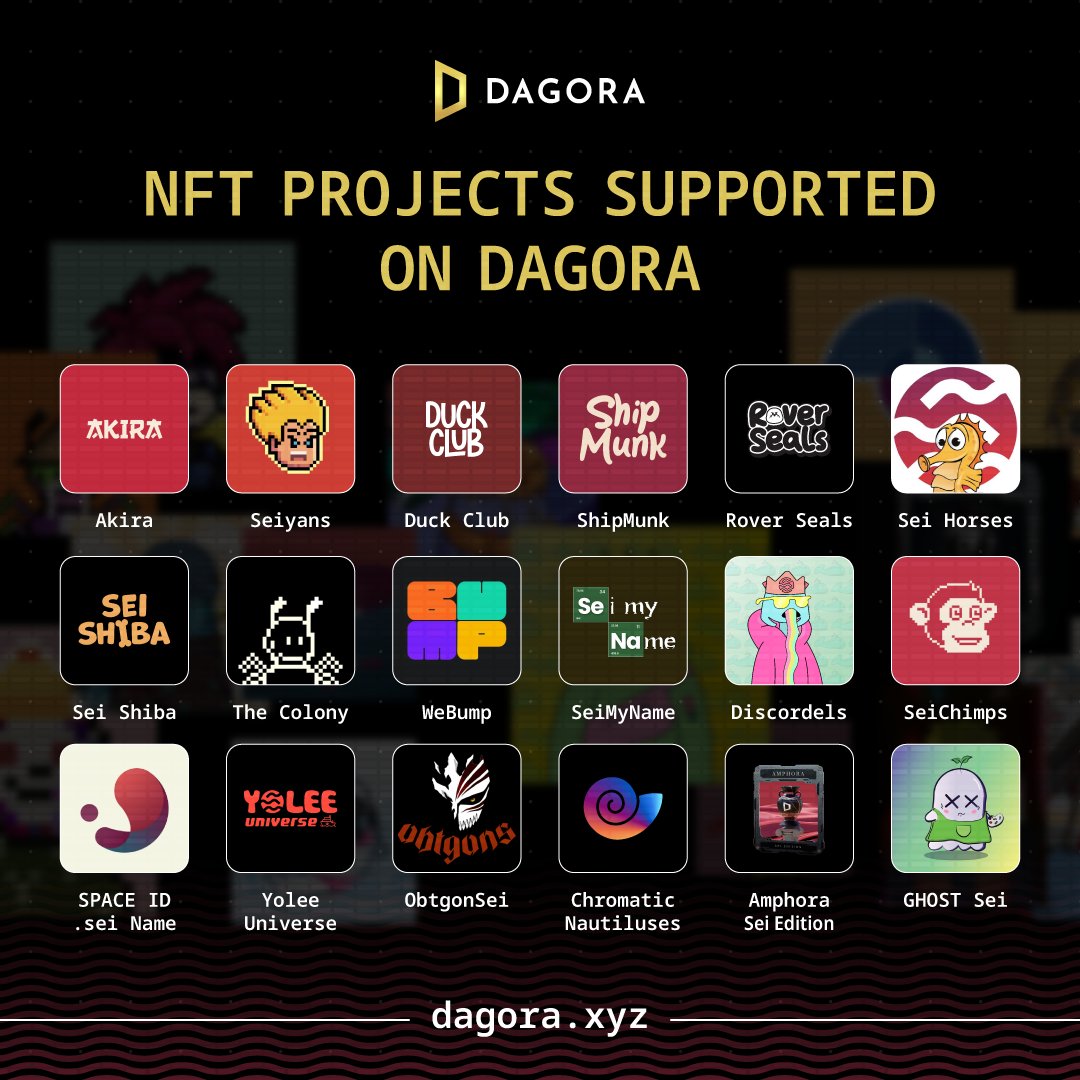 Are you ready for more NFT magic on Dagora? 

As <a href="/SeiNetwork/">Sei 🔴</a> expands, so does our range of #NFTs! We'd love to hear about the gems you're holding onto and the ones you're longing to call your own. 

Share your NFT wishlist and current favorites in the comments👇