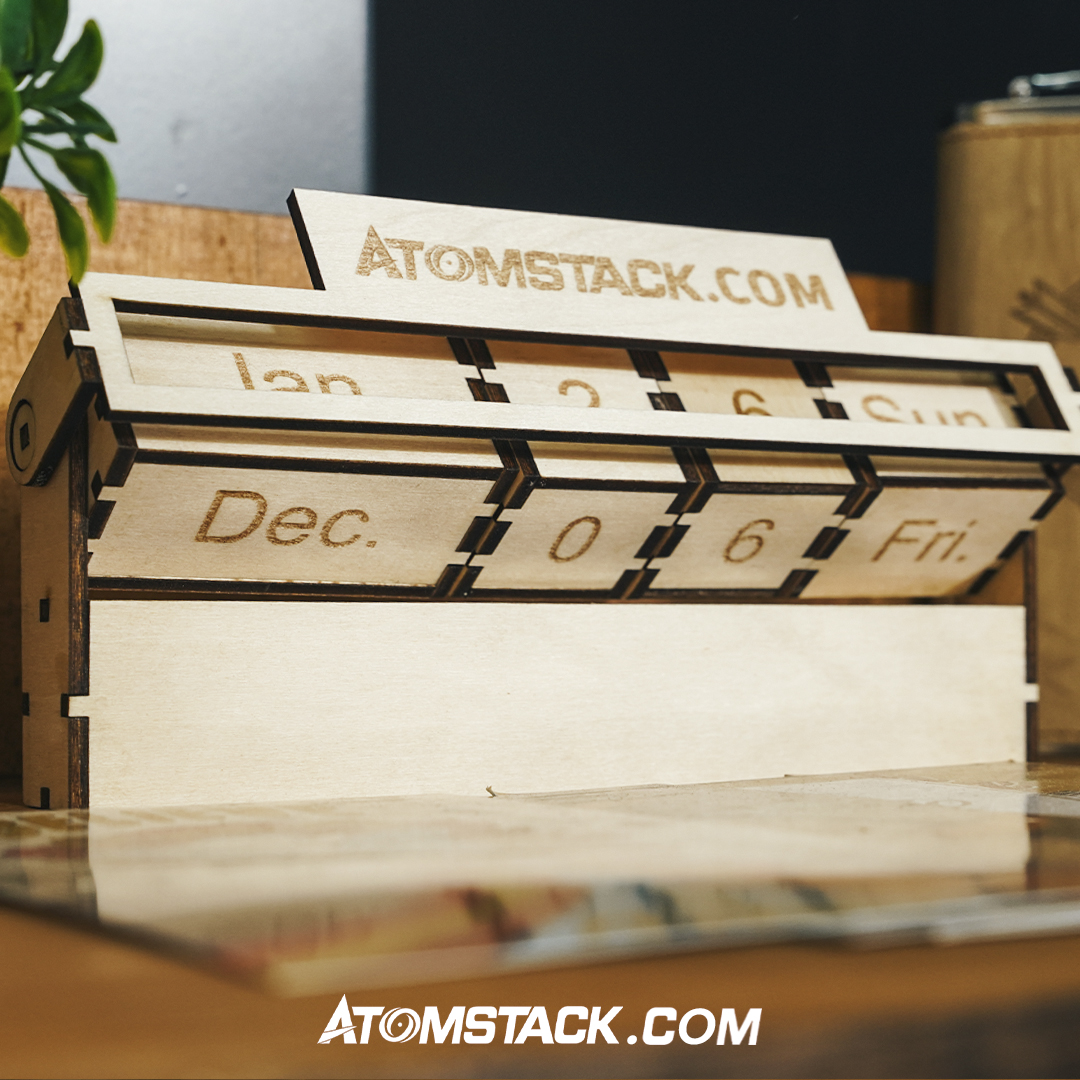 AtomStack's tweet photo. Wooden Movable Calendar
parameter settings
(Cutting) Machine: a24pro
Speed: 350mm/min
Power: 100%
(Filling) speed: 6000mm/min
Power: 28%
#atomstack #atomstackfamily #atomstacka24pro https://t.co/8u6ByHy2Vk