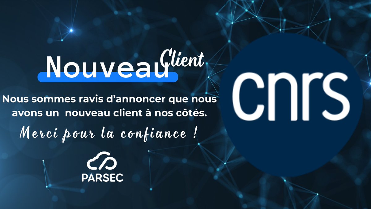 •
Nous sommes ravis d'annoncer notre collaboration avec le <a href="/CNRS/">CNRS 🌍</a> , une référence mondiale en recherche. Cette alliance souligne notre dévouement à l'excellence et à l'innovation. 

Suivez nous pour pour plus de mises à jour sur les prochaines collaborations et projets!