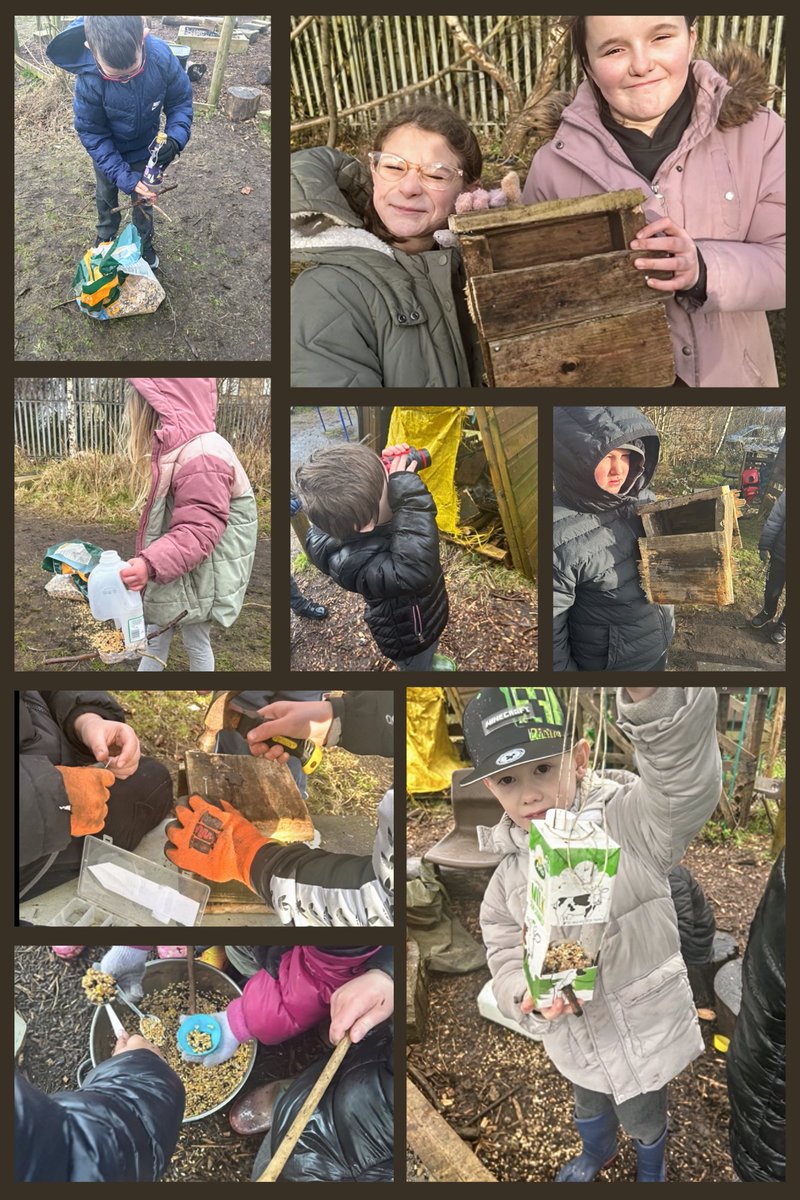 This weekend was the <a href="/Natures_Voice/">RSPB</a> Big Garden Birdwatch Weekend. 
In Forest School we focused on making sure our grounds were bird friendly with the creation of bird boxes and bird feeders. 
We hope we can see a wide range of birds and wildlife in our Forest School! 🐦🦉🐦‍⬛