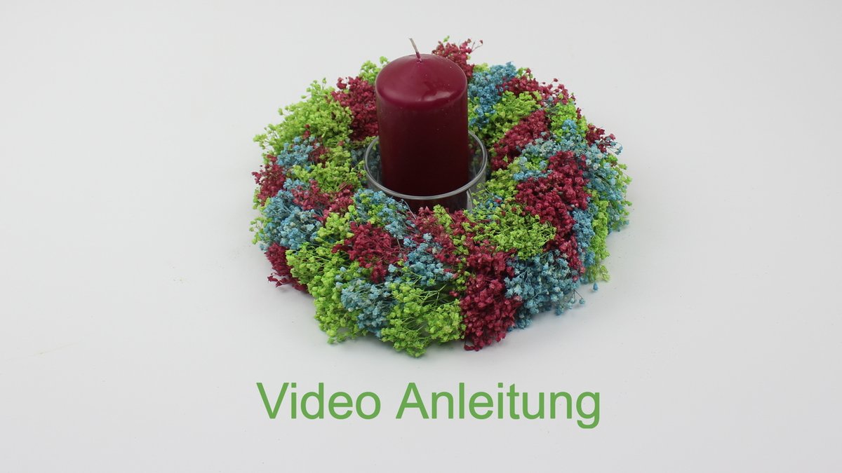 HeikeVoss's tweet photo. #Trockenblumenkranz aus gefärbten #Schleierkraut selber binden https://t.co/AYXbmDaiLC https://t.co/vuS0bZV7os