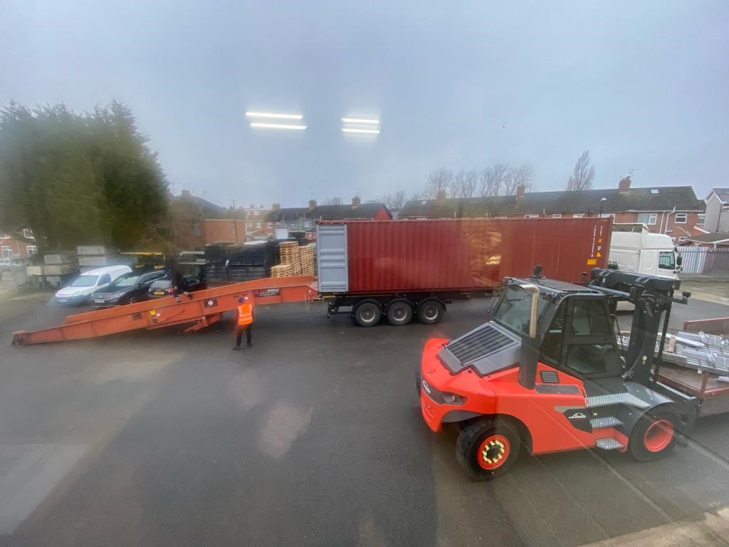 Safetyflex's tweet photo. Another major export order out of the door as the first of six containers heading to Australia this week ✅

Filled with our innovative Truckstopper range and more, the order will help to keep high-risk crowded places across the country safe from the threat of vehicle attacks. https://t.co/wyHE0d4UJ9