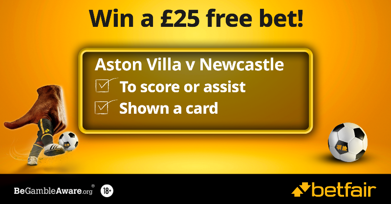 Betfair's tweet photo. 🎁 Bet Builder competition!

✅ To be in with a chance of winning, follow us, repost and reply with:

⚽️ Player to score or assist
🟨 Player to be shown a card

Click below for T&amp;C's...