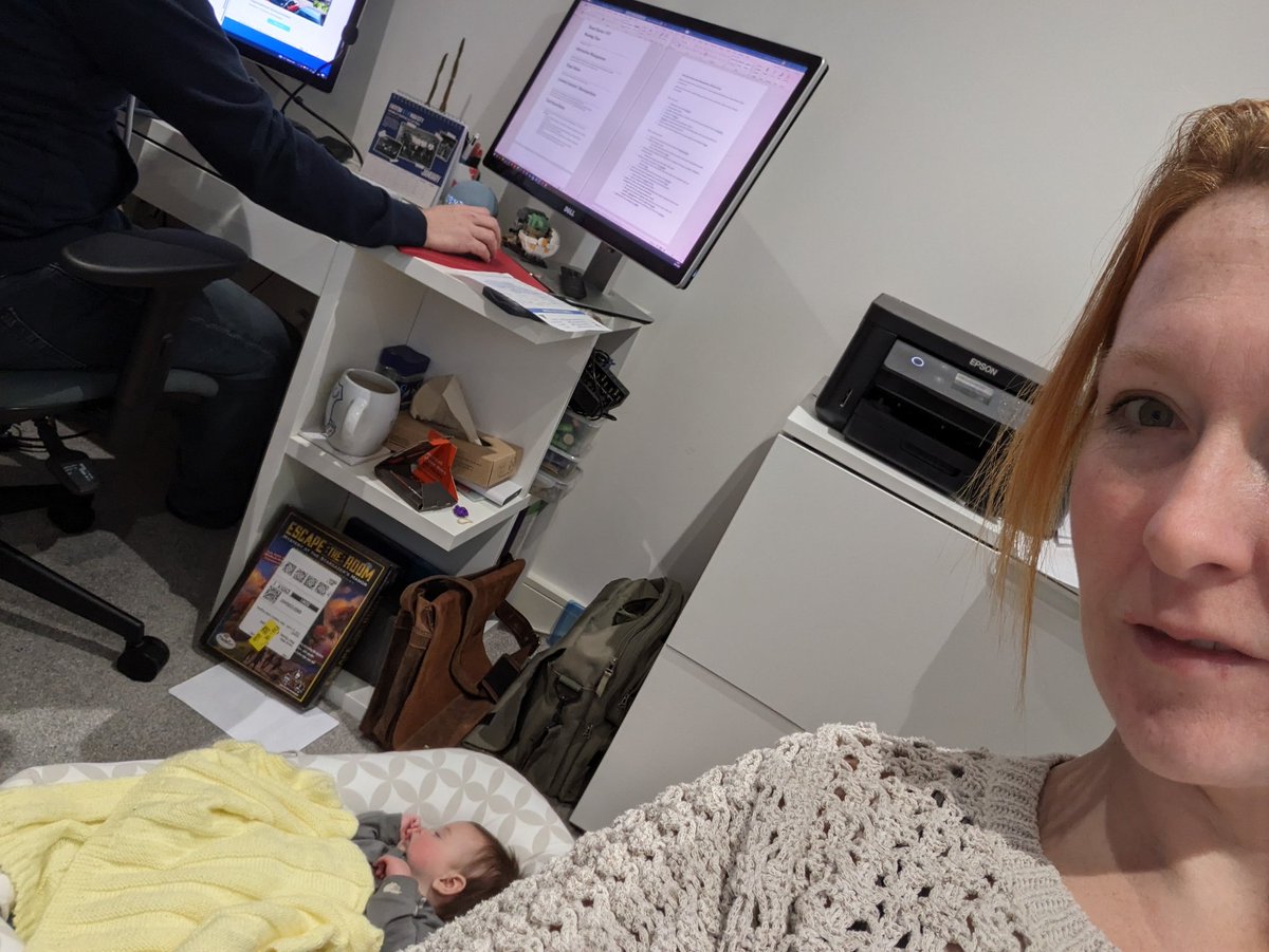 When you say "I'd like to do an audit while I'm on maternity leave, I've already made the commitment, and it'll keep me up to date" then you need to find the time to write it up 🤣