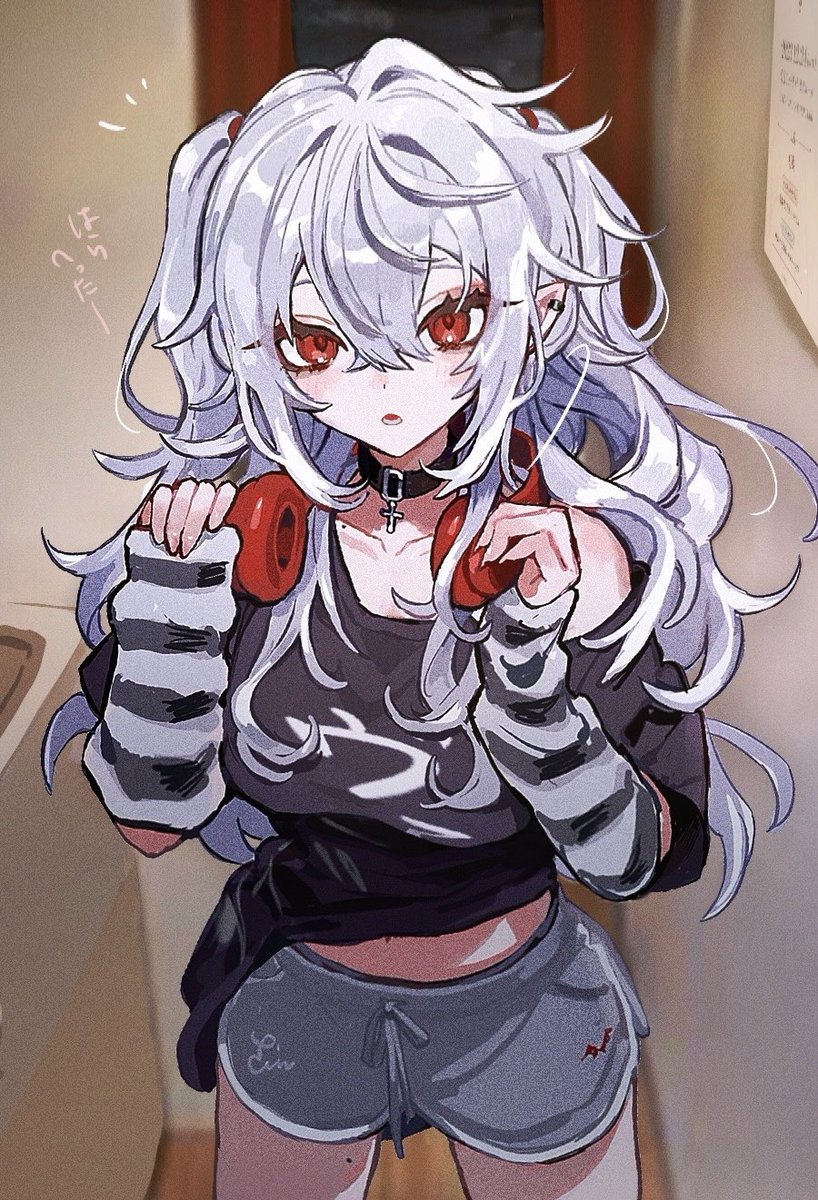 葛葉(にじさんじゲーマーズ) 「ぉ〜おかえり 今日飯なに? #SanyArt 」|さいなんじのイラスト