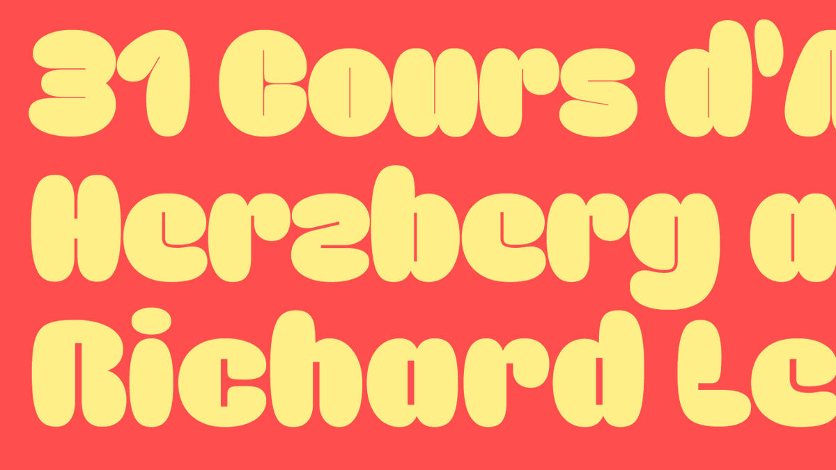 NEW: Burghi by @castfoundry, inspired by the graphic styles of early fast-food joints with their fat and rounded letterforms, is a variable display font with an optical size axis allowing you to set the width of inner counters from tiny to slightly wider. fontstand.com/fonts/burghi