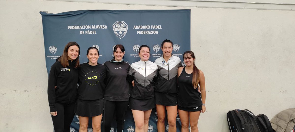 alavesapadel's tweet photo. Llega a su fin el Cto de Álava por equipos y estos han sido los resultados en categoría femenina:

1ª categoría: Campeonas PadelEbro y subcampeonas Pádel Norte
2ª categoría: Campeonas Pádel Jundiz y subcampeonas Padel Norte https://t.co/s0pdiAT2U2