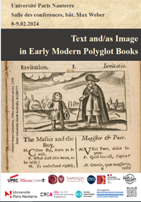 L_Sansonetti's tweet photo. ‼️Conference alert‼️
TEXT AND/AS IMAGE IN EARLY MODERN POLYGLOT BOOKS
8-9 Feb 2024, Paris Nanterre
What part did the visual element play in facilitating translingual communication and language learning across continents in the early modern age?
Info: https://t.co/GbqJd13Q8j &amp; DM https://t.co/iSRXHIdLgK