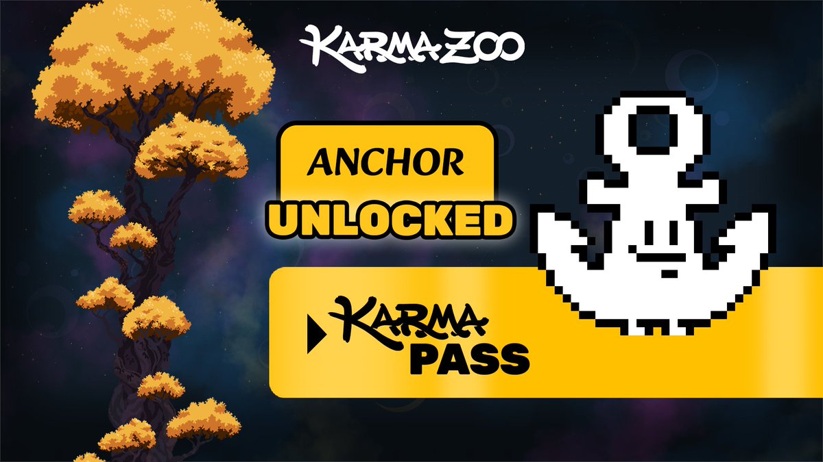 KarmaZooGame's tweet photo. We unlocked the Anchor!⚓️
Our cheeky little friend arrived at the Zoo.
Powerful and strong, they can help you opening up new ways in the Loop. 
Our next KarmaPass goal is a shiny new Totem mode: Climb! 🐸 https://t.co/nGURxlJclr