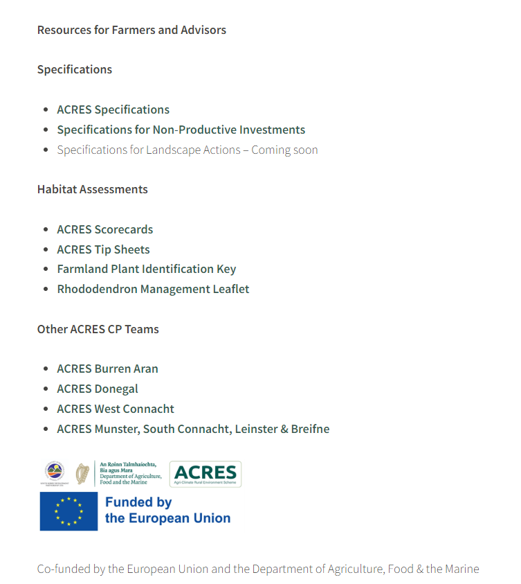 Training and education is very important to us here at ACRES Kerry West Cork. The training and recourses section of our website is available to any farmer and farm advisor who wants to learn more about ACRES.
Check out:
southkerry.ie/acres/training…
#acres