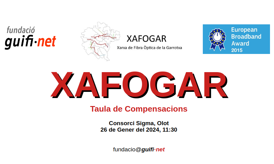 guifi·net (@guifinet) on Twitter photo Reunió de Governança de la Taula de Compensacions XAFOGAR, la Xarxa de Fibra Òptica de la Garrotxa landing.guifi.net/reunio-de-la-t… <a href="/CCGarrotxa/">Consell Comarcal de la Garrotxa</a> Reunió de Governança de la Taula de Compensacions XAFOGAR, la Xarxa de Fibra Òptica de la Garrotxa landing.guifi.net/reunio-de-la-t… <a href="/CCGarrotxa/">Consell Comarcal de la Garrotxa</a>