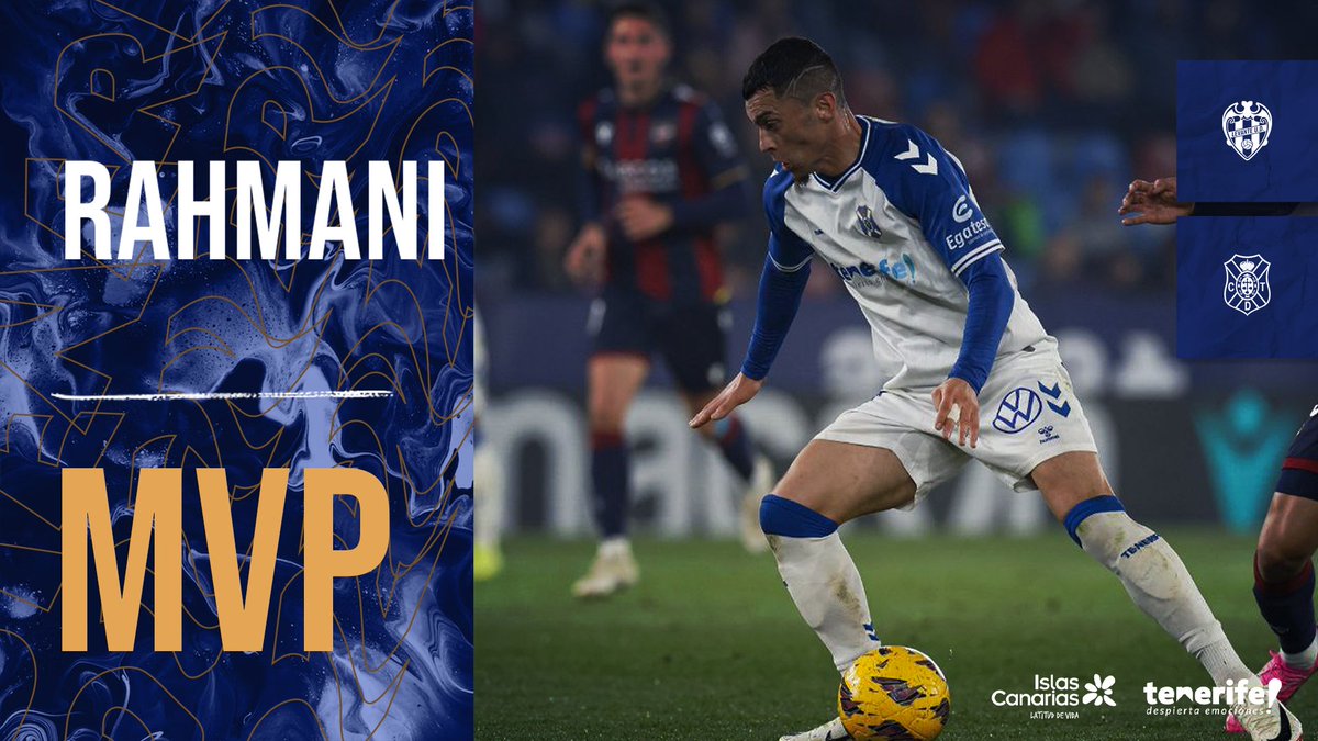 🔝 <a href="/YanisRahmaniVL/">Yanis Rahmani</a> 🥇

🙌🏾 Conocemos al mejor de los #blanquiazules en el #LevanteTenerife ⚪️🔵.

👏⚽️ ¡Enhorabuena! Muchas gracias a todos/as por participar en las votaciones (<a href="/X/">X</a> e <a href="/instagram/">Instagram</a>).  

#YoSoyElTenerife
