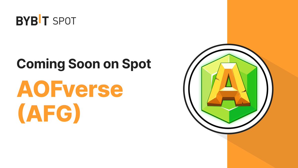 🌟 Breaking News: The $AFG Token Splash is Here! 🚀

#Bybit is soon launching the $AFG token with a generous prize pool of 70,000 USDT on #BybitSpot with <a href="/AOFverse/">Army of Fortune Metaverse Official</a>.

Stay with us for the latest updates!

#TheCryptoArk #BybitListing
