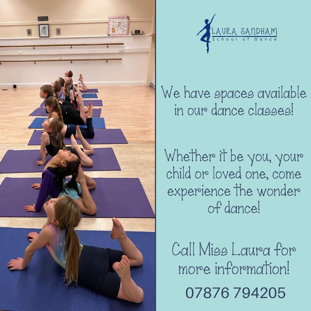 LSSchoolOfDance's tweet image. Suitable for a range of ages and interests, we&apos;re sure that you&apos;ll find love in at least one of our dance classes! 

Call Miss Laura for more information!
📞07876 794205
-
-
#LauraSandhamSchoolOfDance #DanceClassesforKids #DanceClasses #DanceLessons #Lancaster