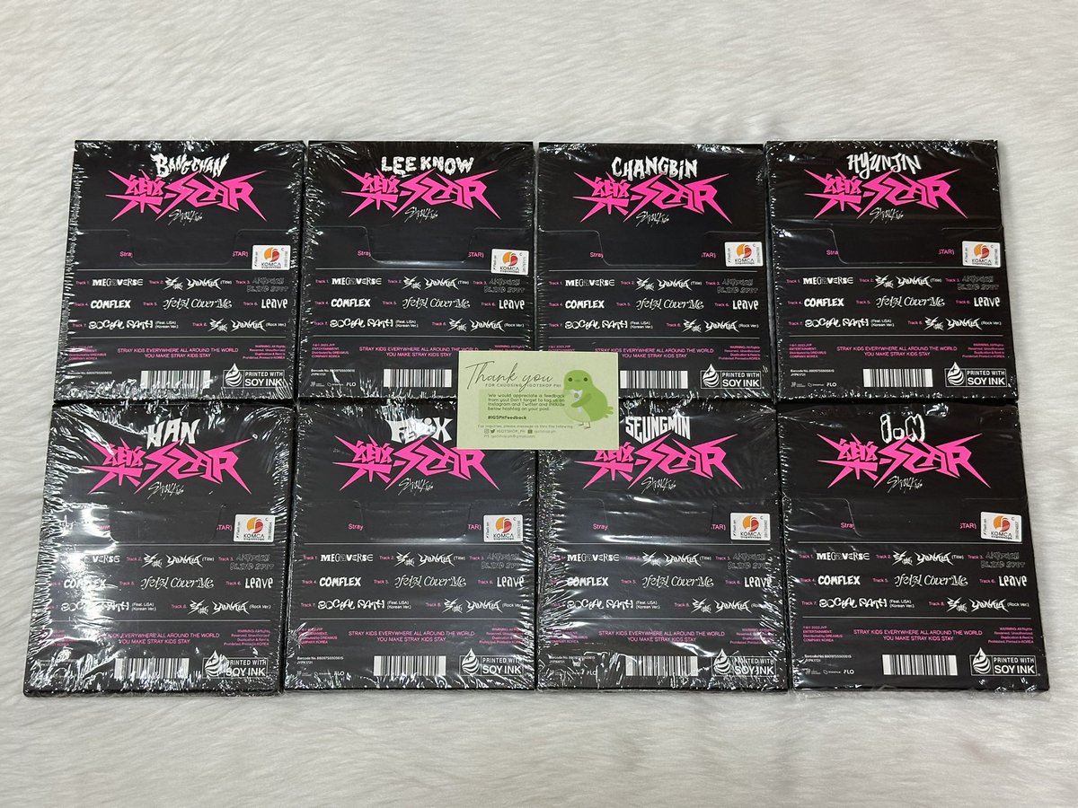 IGOTSHOP_PH's tweet photo. #IGSPHOnHand

WTS/LFB

Stray Kids Rockstar Album
• Limited - PHP100
• Rock / Roll - PHP50 each
• Headliner - all sold
• Postcard (Hyunjin, Han) - PHP50 each
*Unsealed, but complete inclusions except pcs &amp; polas

DM to order or checkout here: https://t.co/tyydANWDQO 💚 https://t.co/dKau8zlzkL