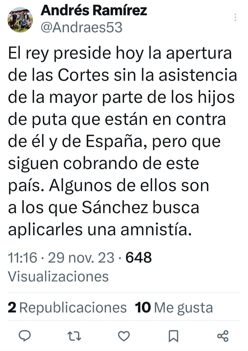 preguntado47187's tweet photo. @Andraes53 @AnaAlmazanM Andrés Ramírez "el tolerante" https://t.co/FQD640GWcO