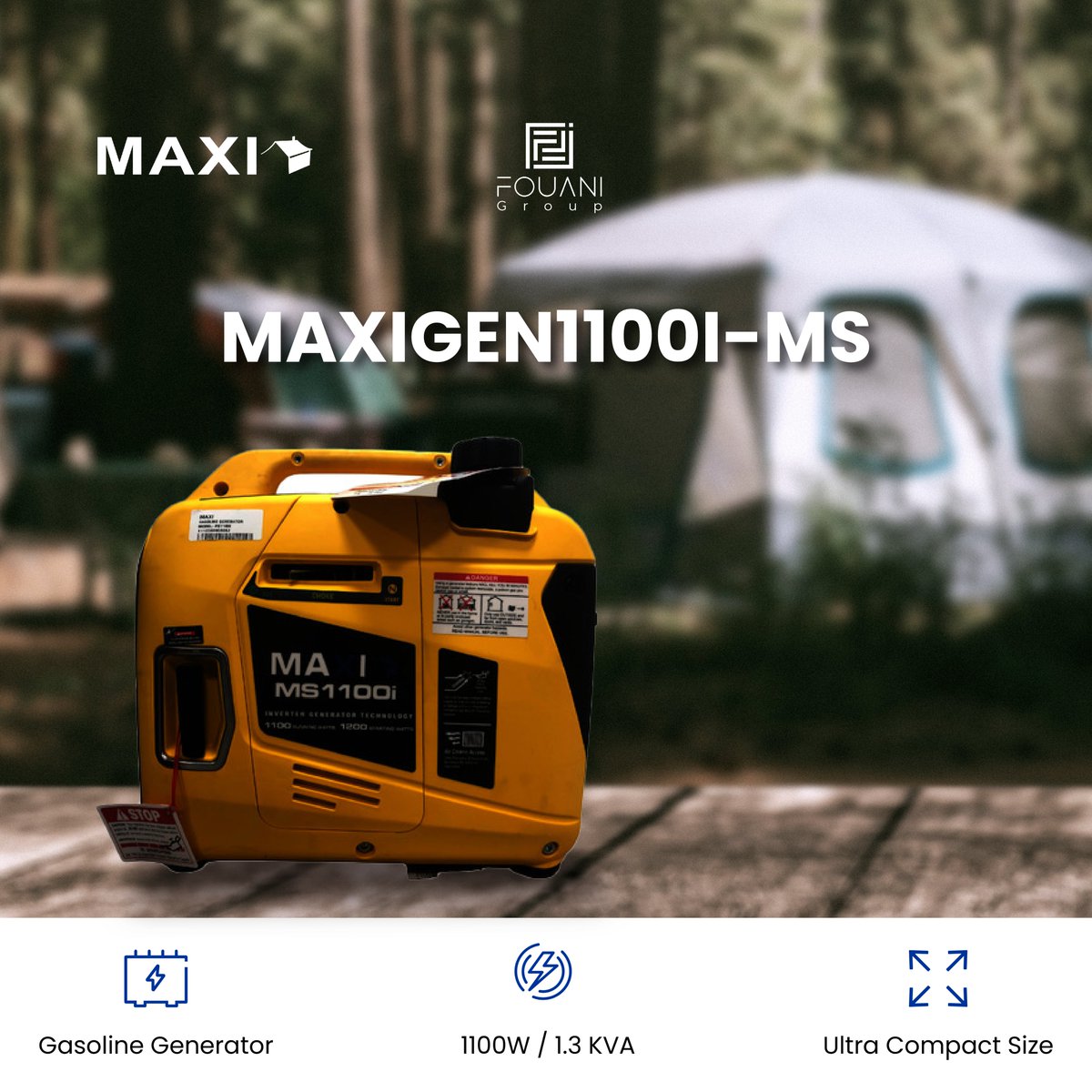 From outdoor adventures to backup power at home, trust in the strength and reliability of Maxi’s generator to keep things running smoothly. ⚡🔧

#PoweringYourWorld #ReliableEnergy #GeneratorEssentials #Generator