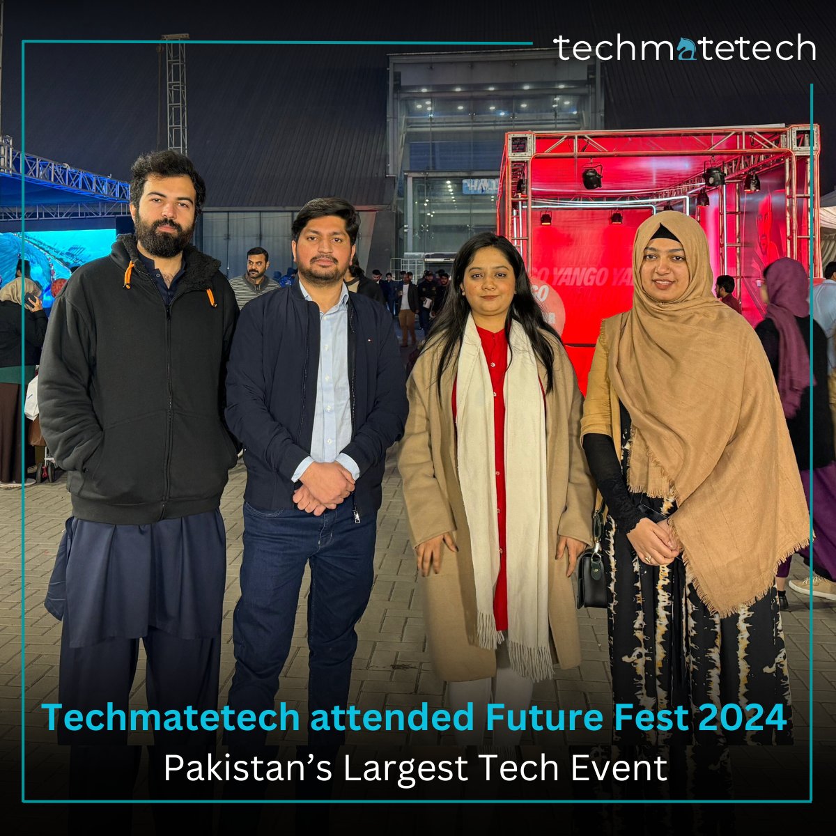 _techmatetech_'s tweet photo. @TechmateTech had the privilege of attending Future Fest 2024, where the experience proved to be transformative. Engaging with a community of like-minded tech enthusiasts and visionary entrepreneurs was nothing short of a game-changer.

#futurefest2024 #techinnovation #event https://t.co/qaGAez4qjX
