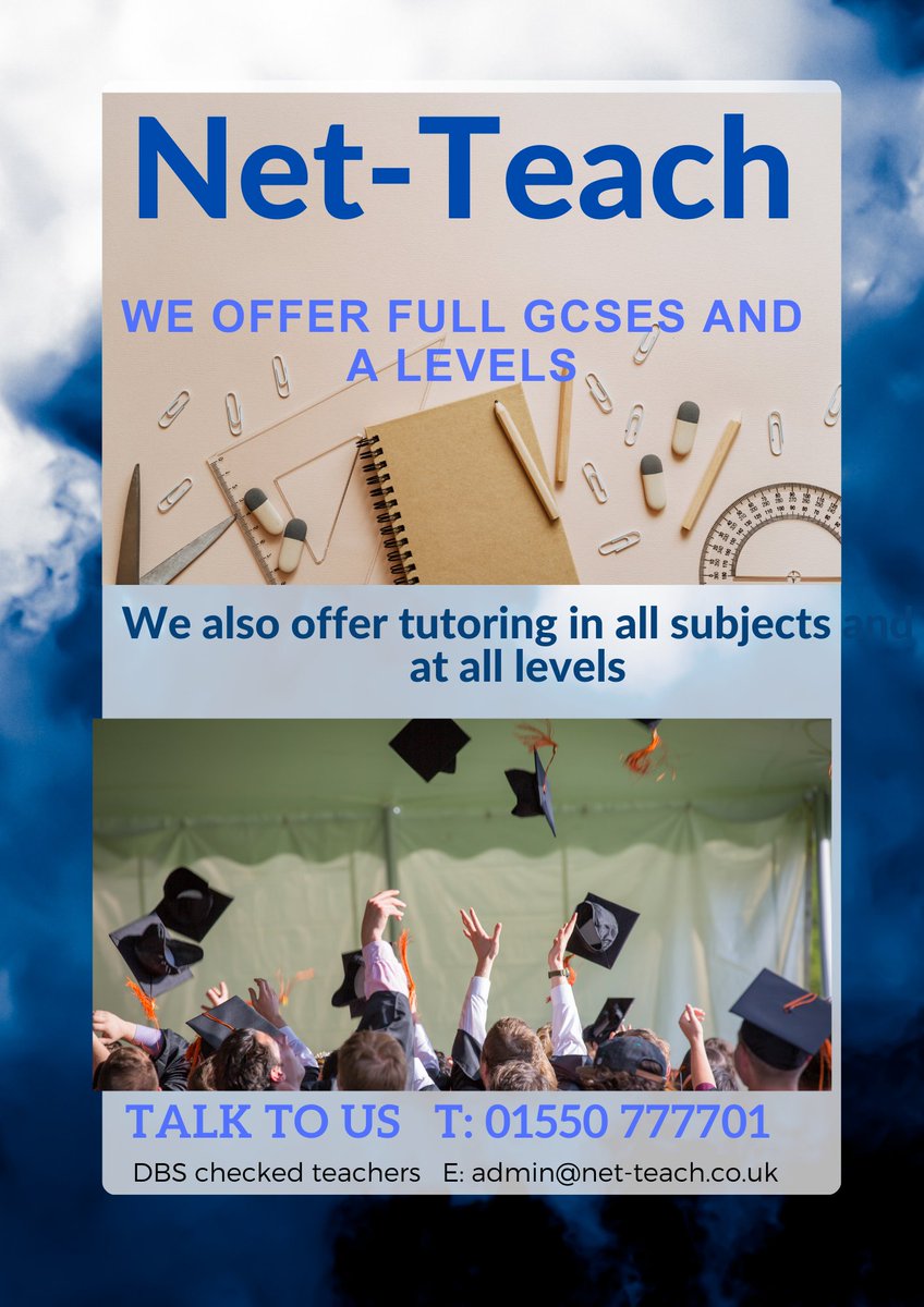 NetTeachLtd's tweet photo. Looking for a Tutor? All our teachers are subject specialists and DBS checked. We have 100% pass rate after 12 years in business - speaks for itself...:) https://t.co/ABdxpHjTxh