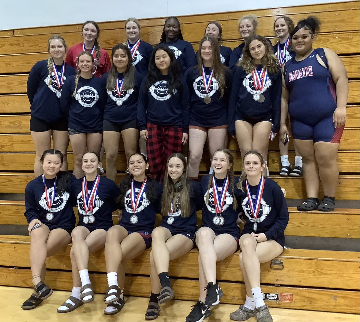 Canestrength's tweet photo. Congrats to our ladycane district team and our medalists from the 3a district 11 meet on Saturday. Lots of personal records, medalists and twelve regional qualifiers. Well-done, Ladycane Lifters. Proud of ALL of you. https://t.co/Eeq2UoAt9Q