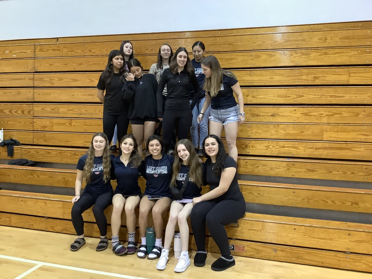 Canestrength's tweet photo. Great day at districts on Saturday.  Could not have hosted this meet without the help of our support staff, especially ladycane scorekeepers and @ManateeFB loaders. Thanks to custodial staff, officials, admin and managers. Set up and tear down were a breeze with everyone’s help https://t.co/Airu4XG5r0
