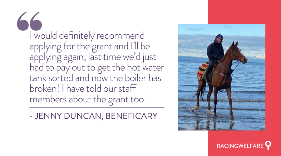 Why does everything always seem to go wrong at once?! This is what happened to Jenny, but she was able to apply for Racing Welfare's Home Energy Grant and they were able to support her and her family Read Jenny's story and find out more about our grants: racingwelfare.co.uk/jennys-story-h…