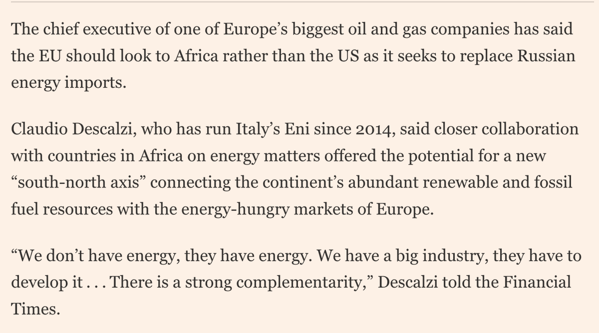 Fulvio Lorefice (@fulviolorefice) on Twitter photo La logica del #PianoMattei l'ha di fatto illustrata Claudio Descalzi, AD di Eni, in una conversazione col <a href="/FinancialTimes/">Financial Times</a> lo scorso 6 gennaio. La logica del #PianoMattei l'ha di fatto illustrata Claudio Descalzi, AD di Eni, in una conversazione col <a href="/FinancialTimes/">Financial Times</a> lo scorso 6 gennaio.