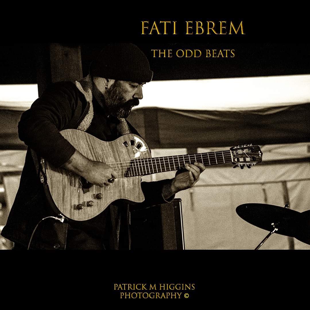 Fati Ebrem. @patrickmhiggins  #fatiebrem #theoddbeats #guitarist #musician #band #player #musicofinstagram #bnw #bnwzone #bnwmusic #penrith #winterdroving2023