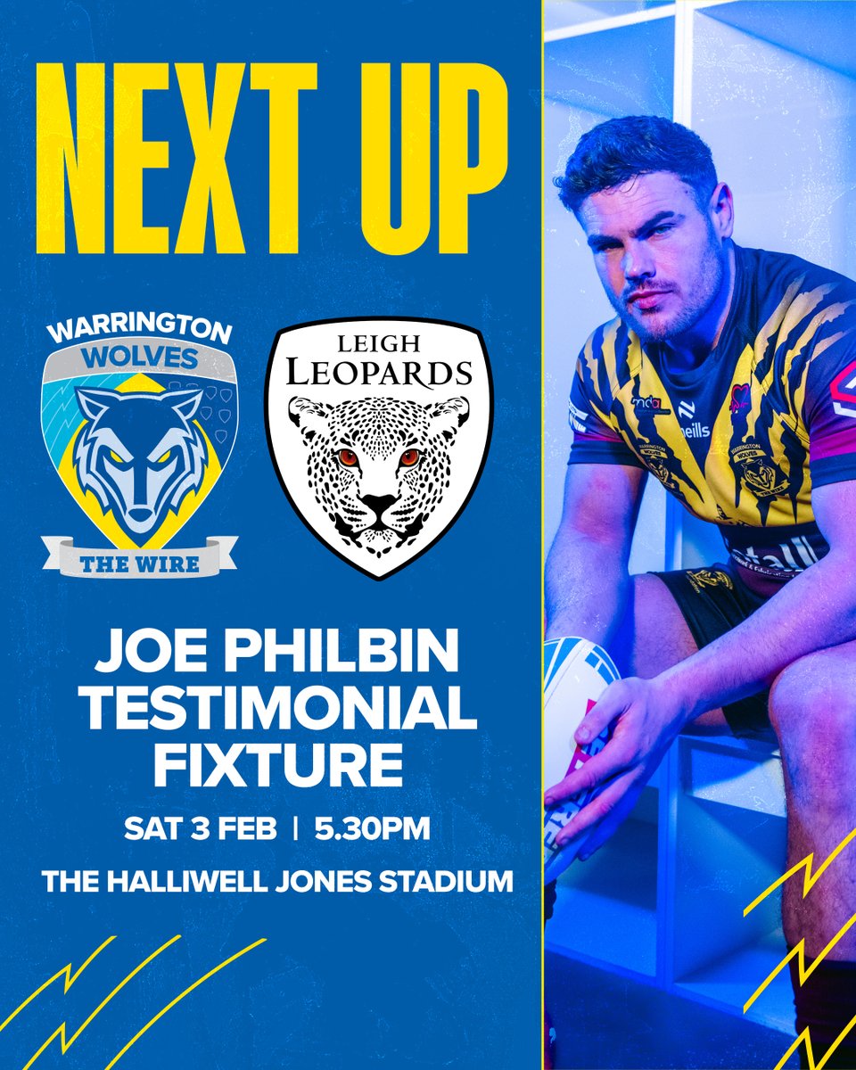 Next Up: Show your support for <a href="/philbss/">Philbs</a>' with his Testimonial game this Saturday

🎟️ bit.ly/WWTickets24