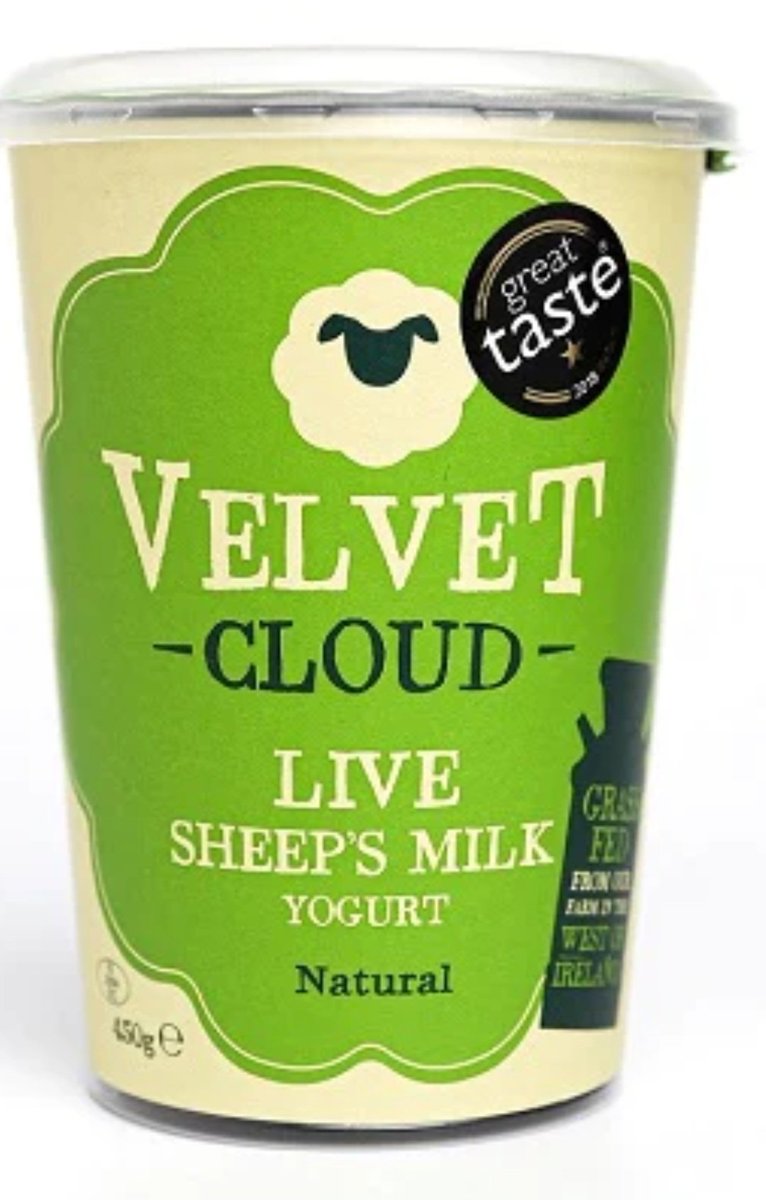 Please just buy it & try it. Zero processing, 4 live cultures. Naturally high in protein and calcium. Tastes fab.Suits many avoiding cow dairy. Made on our farm in Co Mayo💚 from fresh grass fed sheep's milk. More sustainable, than almond, soya,.coconut &oat drinks. Thankyou🙏