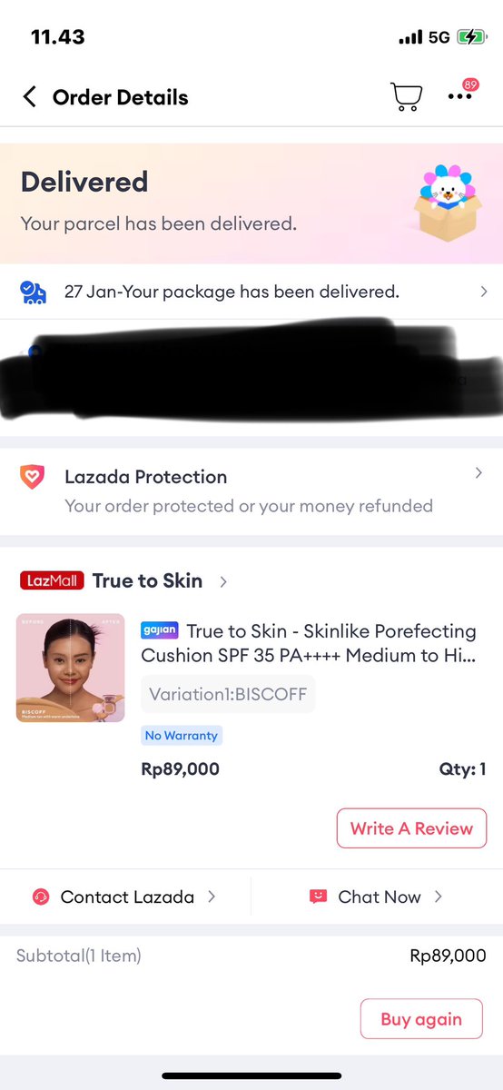 hkmtlmnwr's tweet photo. Wts preloved True To Skin Cushion shade Biscoff, shade paling dicari dan sering sold out,👌
isi masih 99%, 2 kali pemakaian. Dijual karna salah shade, Dijual 80k harga beli 89k dilazada official true to skin.
#wts #TrueToSKin #wtscushion #prelovedskincare #biscofftruetoskin https://t.co/o5m6obdEEk