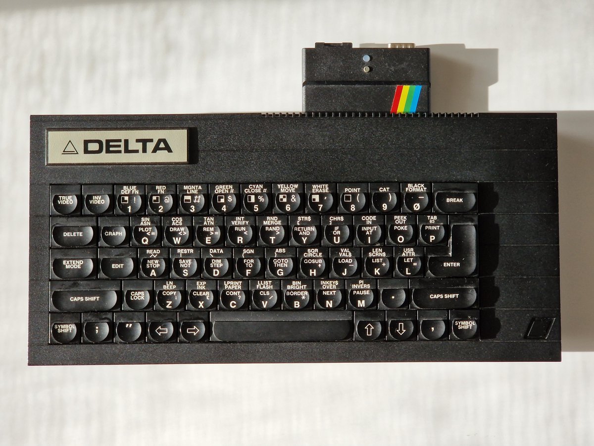baze3SC's tweet photo. Meet the Delta, a Yugoslavian/Czechoslovakian ZX Spectrum (non)clone assembled from unused Sinclair stock. This particular specimen will soon find its way to @ZxLoad museum in Portugal. https://t.co/xrVKNDrQzC