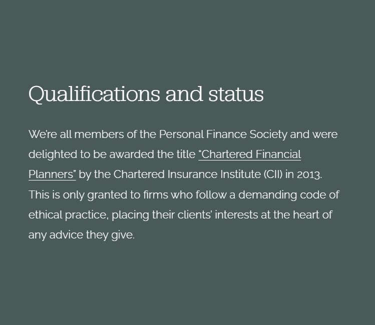 TattonLimited's tweet photo. With us you benefit from the undivided attention of a small firm. Our advisors are Chartered, so you also benefit from their wealth of experience and knowledge. Contact us for your no-obligation initial consultation #wealthmanagement #investing #financialplanning #futureplanning https://t.co/ip9g95dYfp
