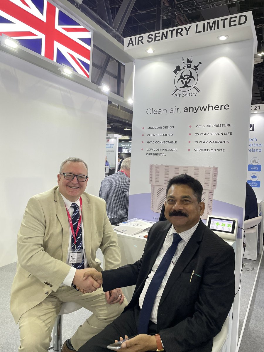 Fantastic reception for first day of #ArabHealth2024

If you are looking for high quality products for your local market, please stop and say Hi

We are actively looking for good quality distribution partnerships

#ventilation #airpurification #IAQ @biztradegovuk @UK_ABHI