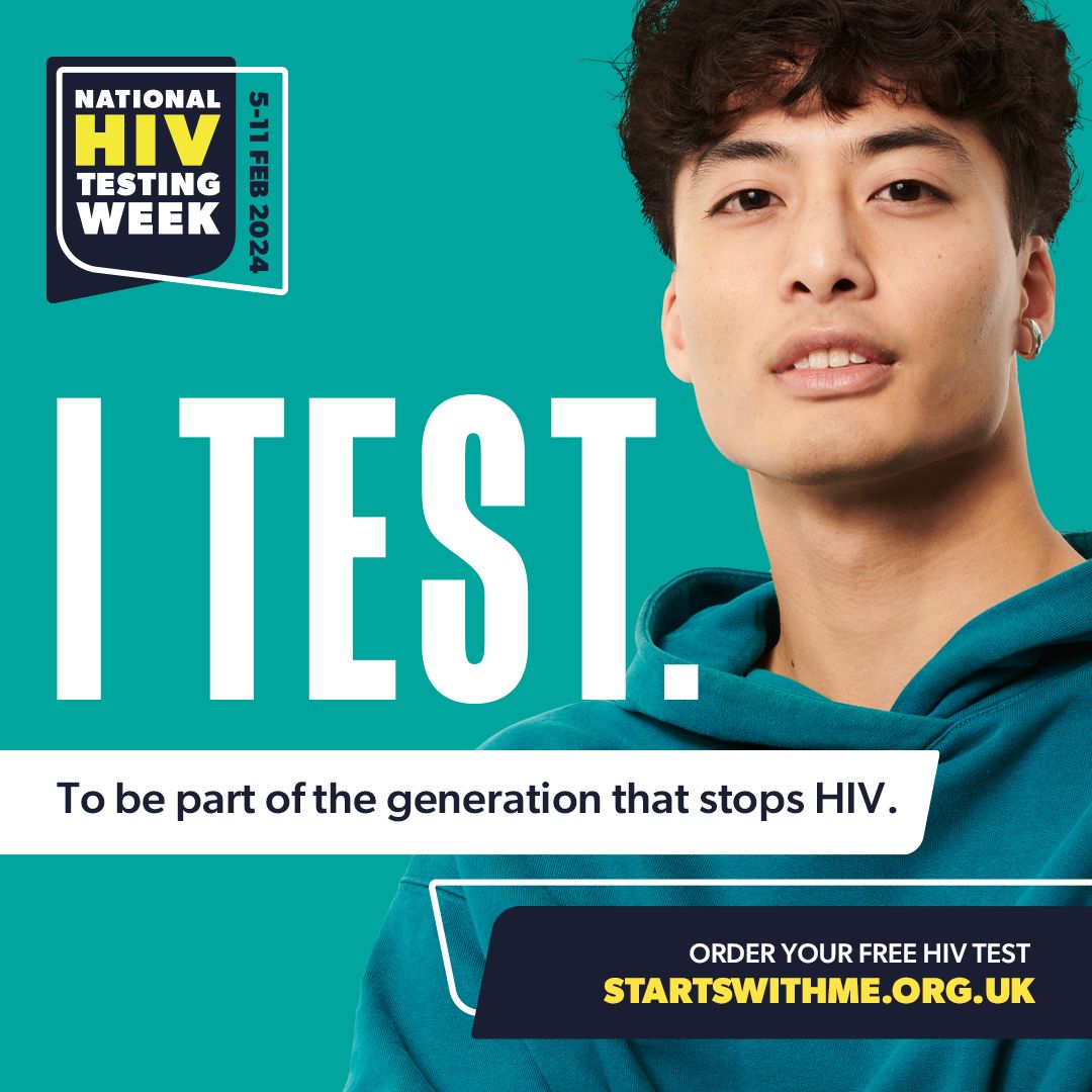 National HIV Testing Week starts Monday 5 February.
There are now many ways to test for HIV. Answer a few questions and find a way to test that’s best suited for
you buff.ly/484lEcF #ITest #HIVTestingWeek