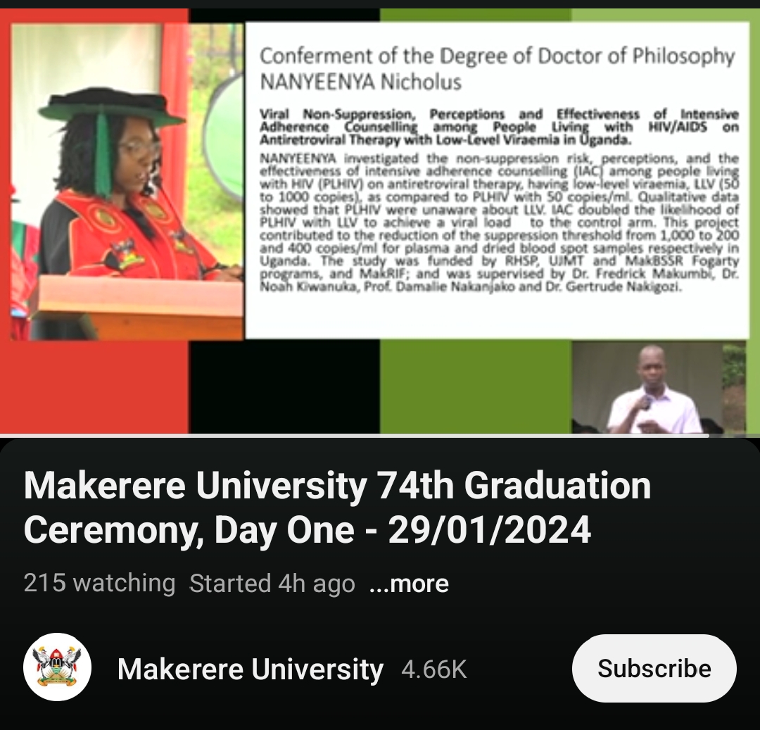 Mak-ImS (@mak_ims) on Twitter photo To our dear BSSR & ImS graduands of the #Mak74thGrad (<a href="/DrNanyeenya/">Dr. Nanyeenya</a>, Rehema Namaganda and Jaffer Okiring), please savor your reward of hard work. May you always have new opportunities come your way, and may you be always successful in your life.
Happy Graduation Day! To our dear BSSR & ImS graduands of the #Mak74thGrad (<a href="/DrNanyeenya/">Dr. Nanyeenya</a>, Rehema Namaganda and Jaffer Okiring), please savor your reward of hard work. May you always have new opportunities come your way, and may you be always successful in your life.
Happy Graduation Day!