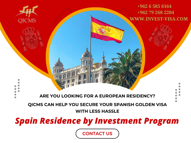 invest_visa_com's tweet photo. Steps to obtain a golden visa in #Spain
#QICMS can help you secure your Spanish Golden Visa with less hassle.
+962 79 268 2204
#إنفست_فيزا #invest_visa
#residencybyinvestmnet #GoldenVisa #Immigration #madrid #تأشيرة_ذهبية #الاستثمار #الشنجن #الإقامة_الإسبانية #الأردن #اسبانيا https://t.co/LjwNiK4Qwm