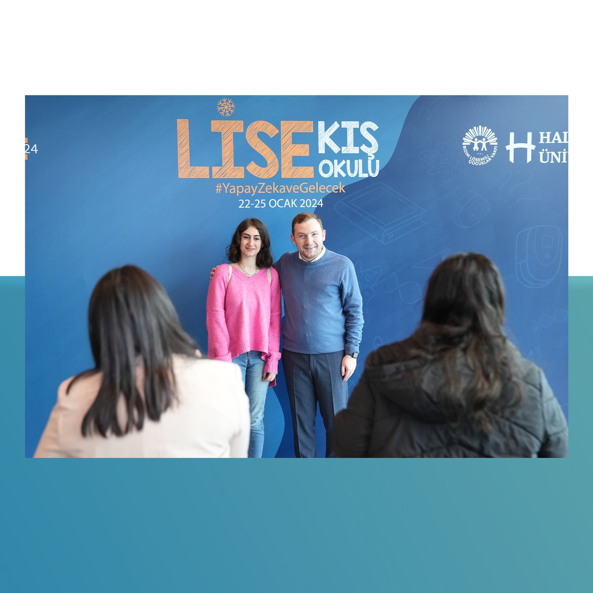 aipaturkey's tweet photo. Kurucumuz ve Başkanımız Zafer Küçükşabanoğlu Haliç Üniversitesinin düzenlediği Haliç Fest'24 Lise Kış Okulu'na konuşmacı olarak katıldı.

Our founder and Chairman Zafer Küçükşabanoğlu participated as a speaker at the Haliç Fest'24 High School Winter School organized by Haliç University.

#aipaturkey #ai #yapayzeka 🧠🤖🦾