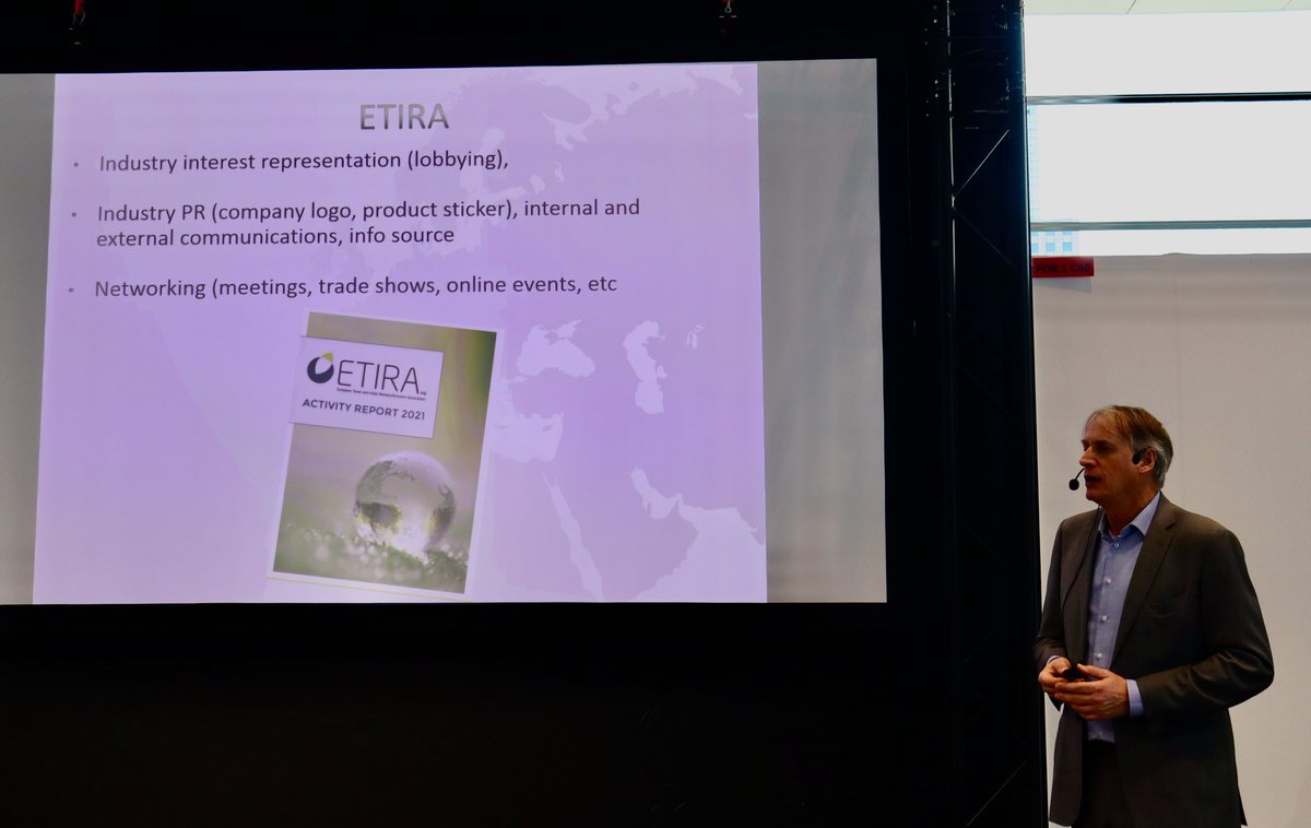 ETIRAEU's tweet photo. Fantastic 2024 trade show! 🎉 ETIRA shined at Frankfurt's Remanexpo. Vibrant networking, industry insights, and coffee chats. 🤝☕️ Cheers to Vincent van Dijk &amp; David Connett for their insights and promoting ETIRA and the ETIRA sticker.

#TradeShowSuccess #NetworkingGoals https://t.co/oYKEeUNzmn