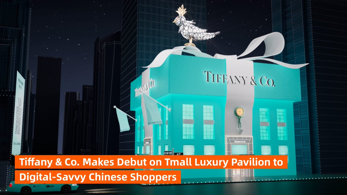 AlibabaGroup's tweet photo. Alibaba's Tmall Luxury Pavilion has unveiled a Tiffany &amp; Co. flagship store nestled within its digital recreation of Parisian luxury hub La Place Vendôme, part of a broader push to engage with China's digital-first consumers.

Read more: https://t.co/7MAgiCUMwC

#ChineseConsumers https://t.co/TnyvfvWsS5