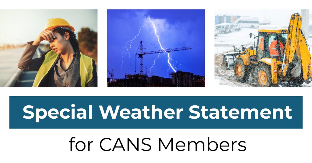 CANS Office Update // Due to current weather conditions, CANS office will delay opening until 10 a.m. on Monday, January 29. 

A reminder that while our physical office will have a delay in opening, our CANS staff are still available to assist our members virtually.