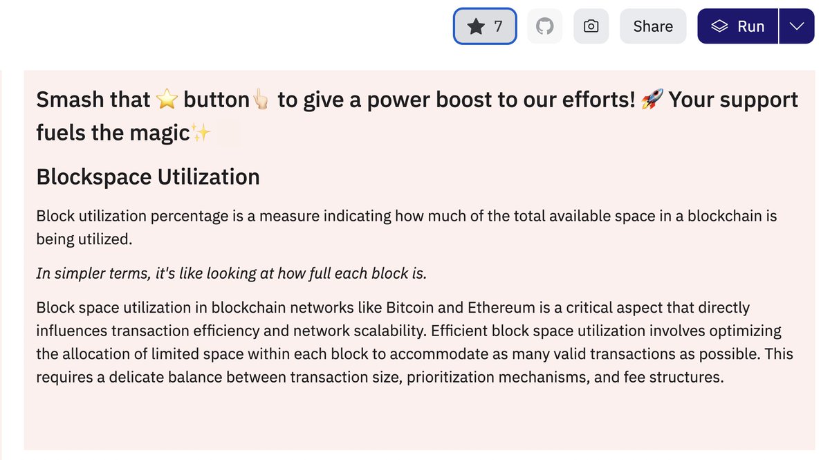 hmalviya9's tweet photo. 7/ Explore the Blockspace Utilization Dashboard.

Many thanks to @eekeyguy_eth and his team @askblockintel who made this dashboard possible.

Click on "Star" Button to show your support. 

https://t.co/17vRSlbpqU https://t.co/gvpRfYqG6G