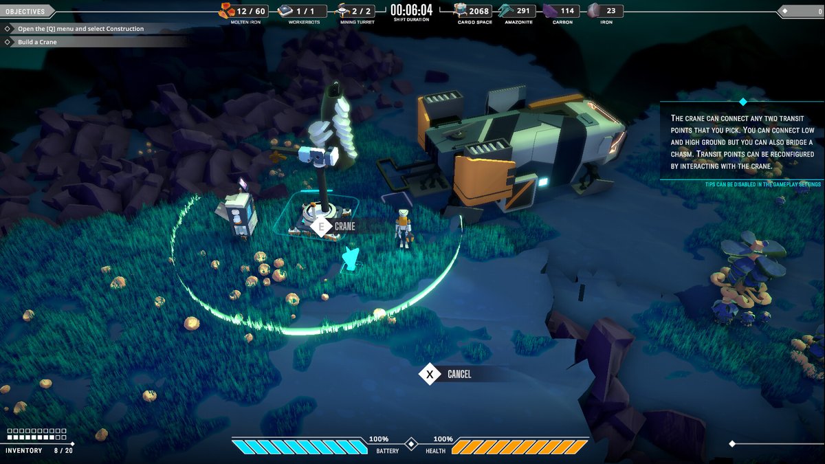 Played a gorgeous demo today for a game called Astronomics by <a href="/numizmatic/">Numizmatic</a>.

Really slick automation game where you fly out to mine resources on asteroids and use little robots to do the work for you. Very enjoyable.

Excited for the full release. 
Demo is on Steam at the moment.