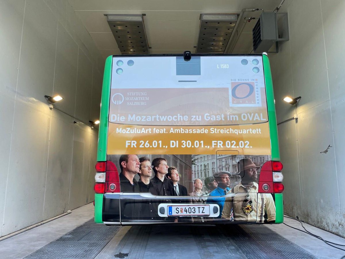 Some public buses in Salzburg Austria right now🙏🏿 

#FromBulawayoToTheWorld
#MozartWeek 
#MoZuluArt
#Ngiyabongamina